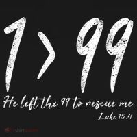 He Left The 99 To Rescue Me Luke Christian Grace Gift Women's Tank Top thumb 5