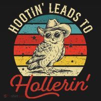 Hootin Leads To Hollerin Owl Cowboy Apron thumb 3