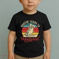 Hootin Leads To Hollerin Owl Cowboy Toddler T-Shirt thumb 2