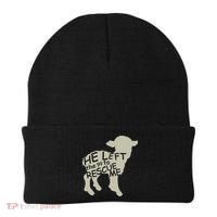 He Left The 99 To Rescue Me Religious Christian  Beanie thumb 0