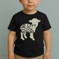 He Left The 99 To Rescue Me Religious Christian  Toddler T-Shirt thumb 2