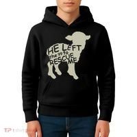 He Left The 99 To Rescue Me Religious Christian  Kids Hoodie thumb 4
