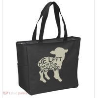 He Left The 99 To Rescue Me Religious Christian  Tote Bag thumb 2