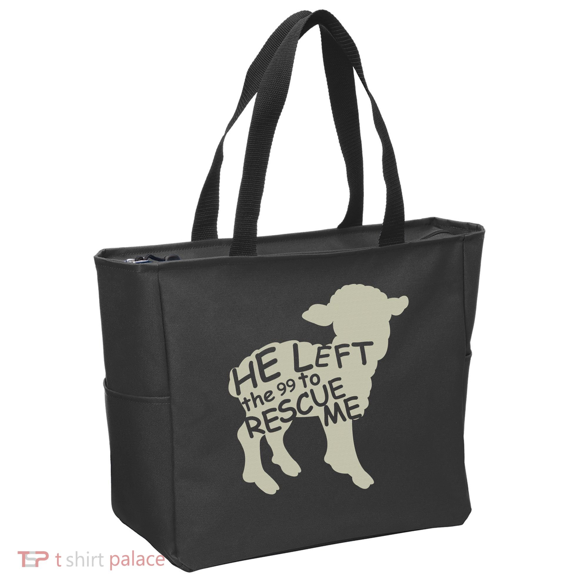 He Left The 99 To Rescue Me Religious Christian  Tote Bag