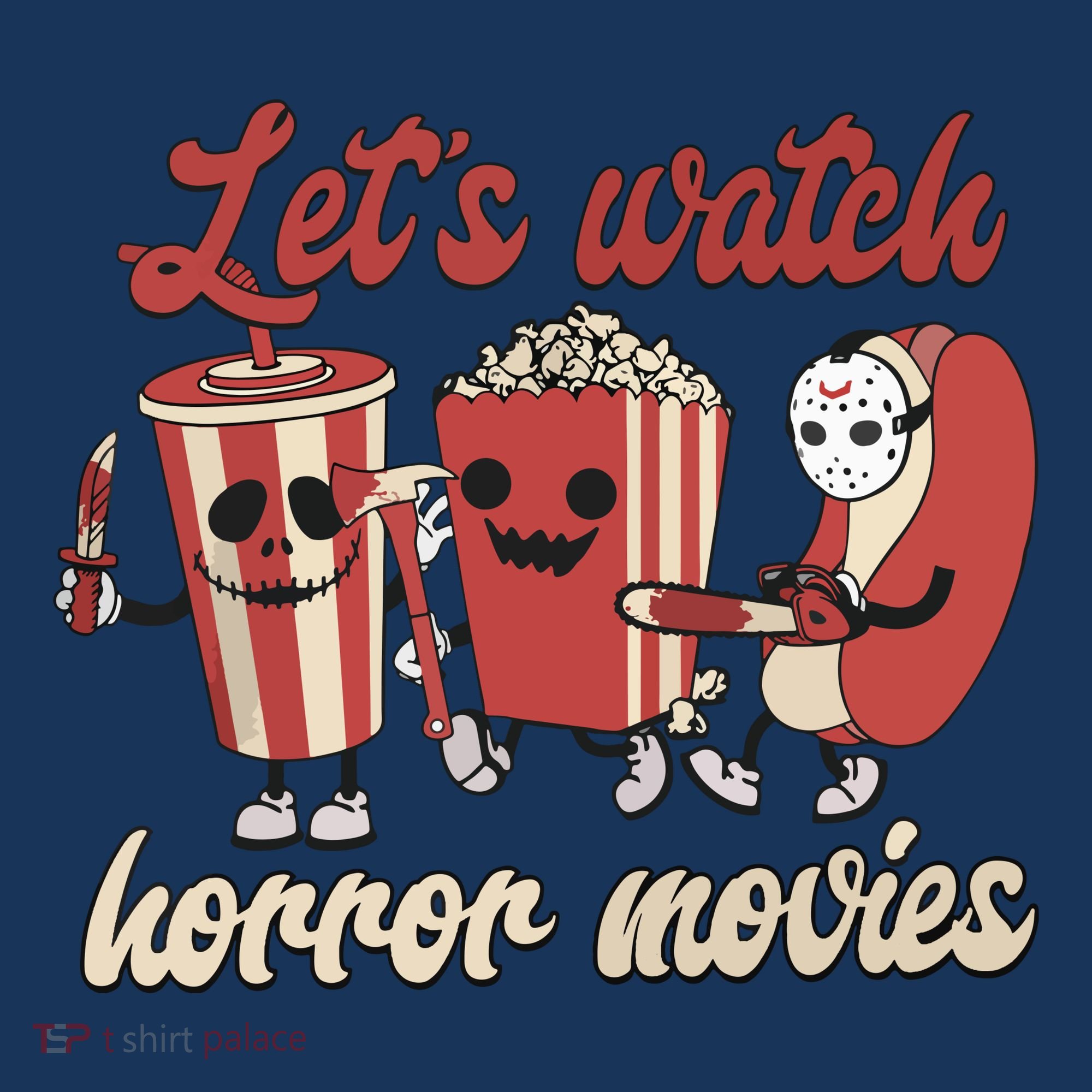 Halloween Lets Watch Horror Movies Funny Ghost Skeleton Gift Hat