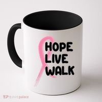 Hope Live Walk Breast Cancer Awareness Coffee Mug thumb 0