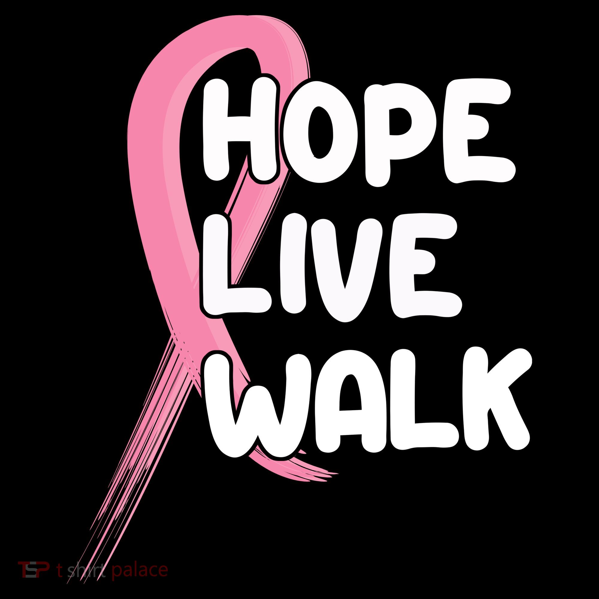 Hope Live Walk Breast Cancer Awareness Women's Hoodie