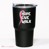 Hope Live Walk Breast Cancer Awareness Tumbler thumb 0