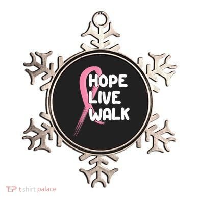 Hope Live Walk Breast Cancer Awareness Ornament