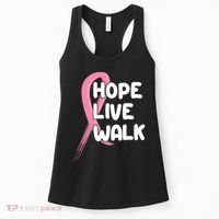 Hope Live Walk Breast Cancer Awareness Women's Tank Top thumb 0