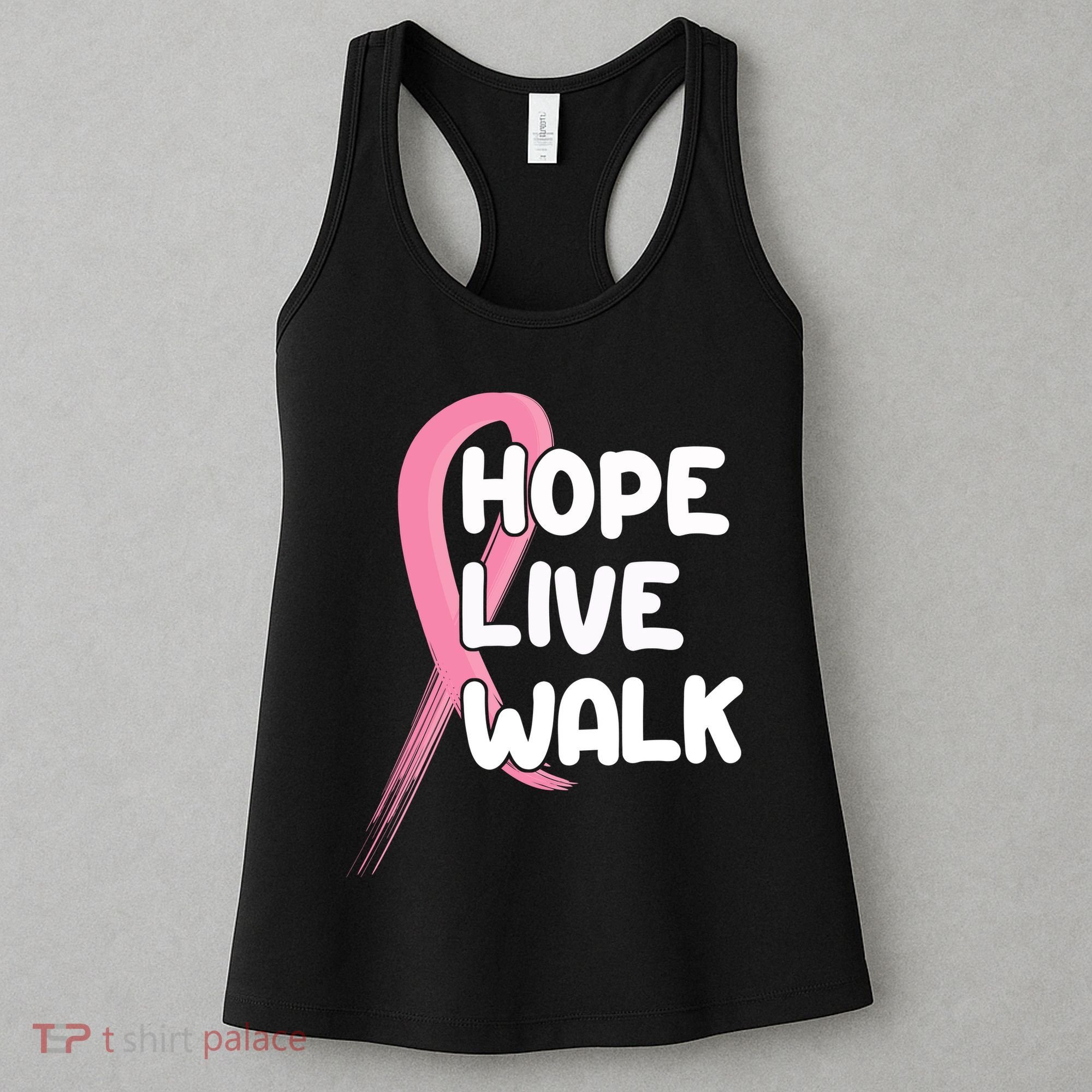 Hope Live Walk Breast Cancer Awareness Women's Tank Top