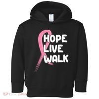 Hope Live Walk Breast Cancer Awareness Toddler Hoodie thumb 0