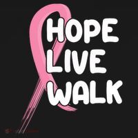 Hope Live Walk Breast Cancer Awareness Toddler Hoodie thumb 2