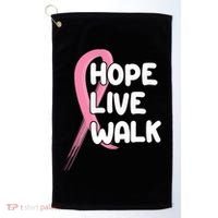 Hope Live Walk Breast Cancer Awareness Golf Towel thumb 0