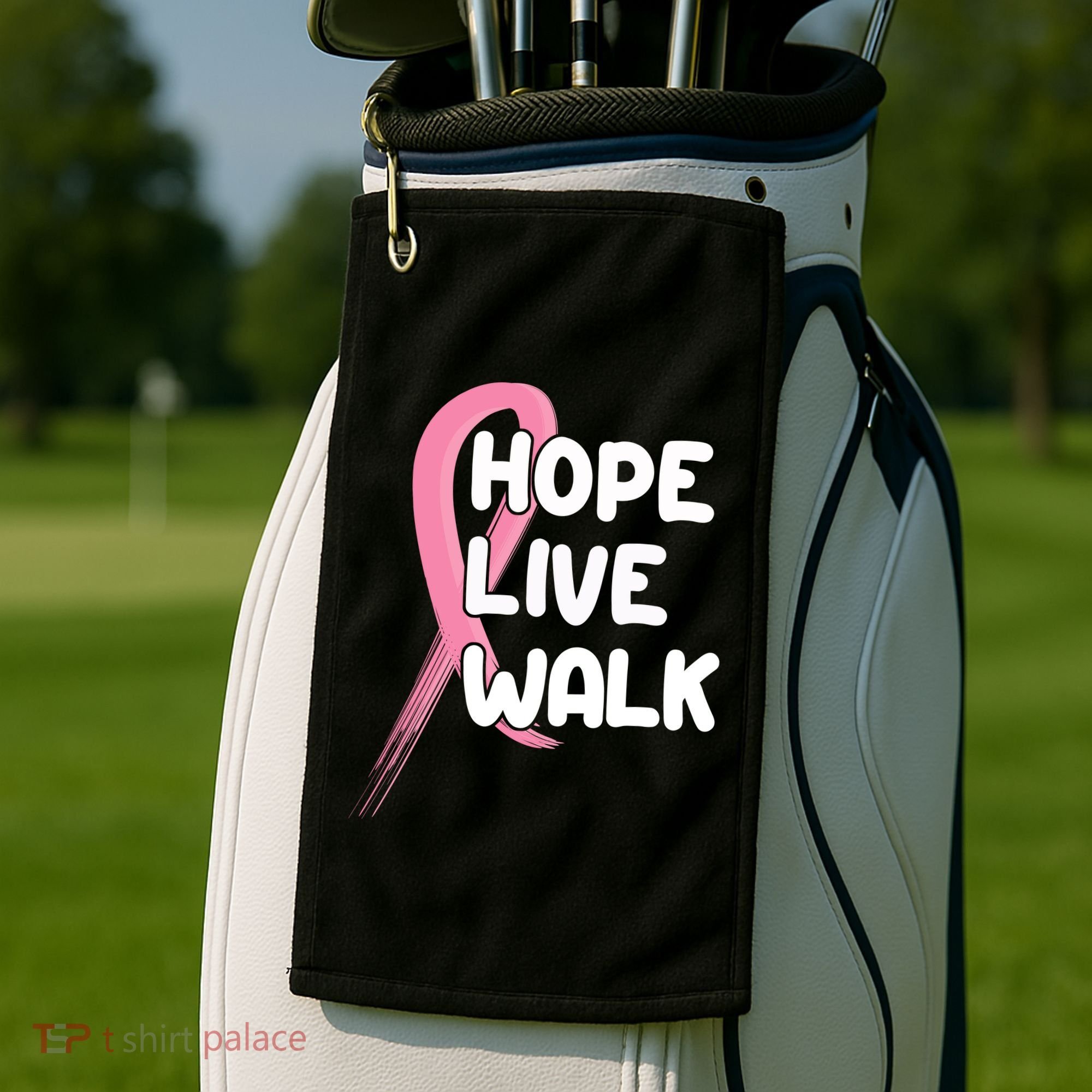 Hope Live Walk Breast Cancer Awareness Golf Towel