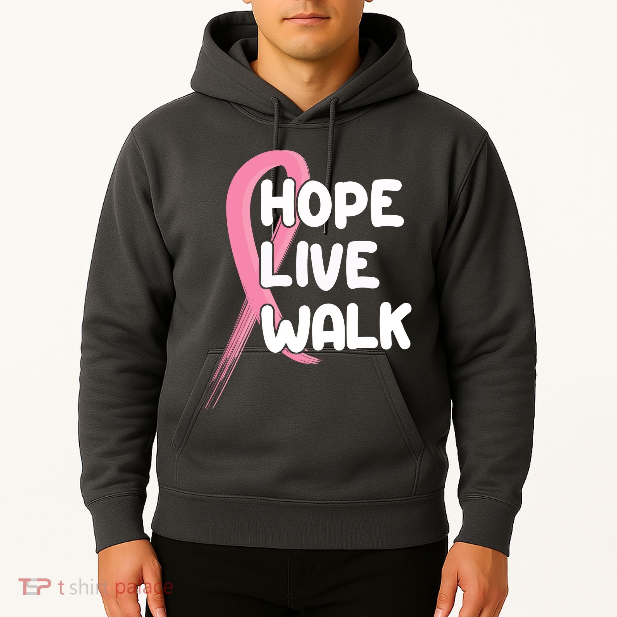 Hope Live Walk Breast Cancer Awareness Hoodie