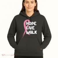 Hope Live Walk Breast Cancer Awareness Hoodie thumb 5