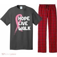 Hope Live Walk Breast Cancer Awareness Pajama Set thumb 0