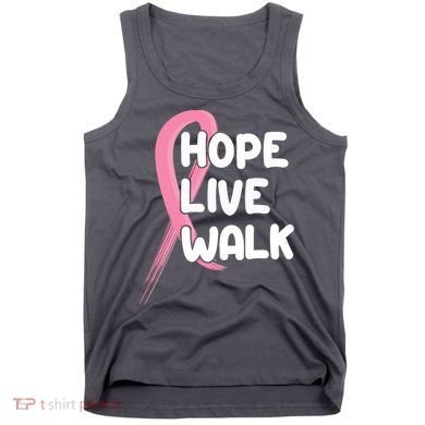 Hope Live Walk Breast Cancer Awareness Tank Top