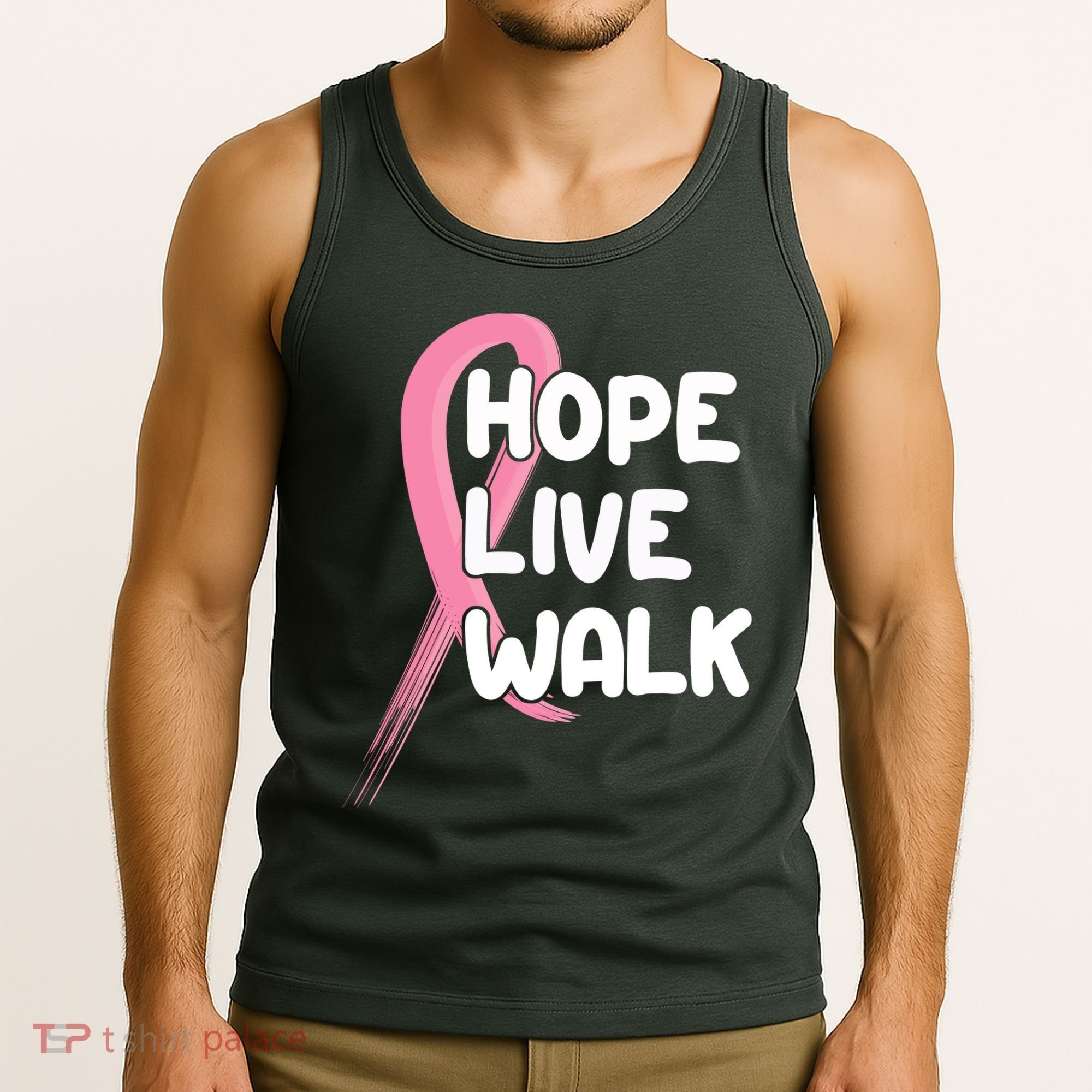Hope Live Walk Breast Cancer Awareness Tank Top