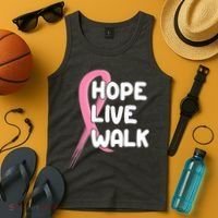 Hope Live Walk Breast Cancer Awareness Tank Top thumb 4