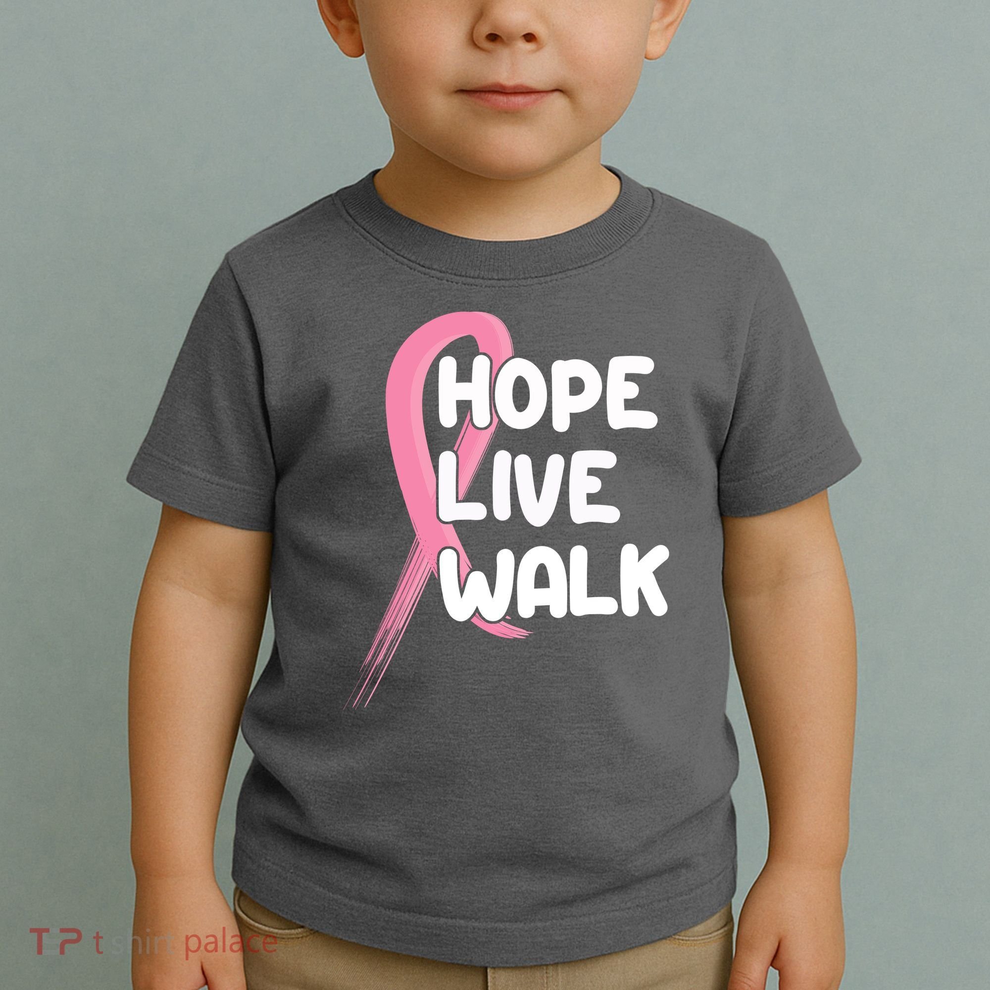 Hope Live Walk Breast Cancer Awareness Toddler T-Shirt