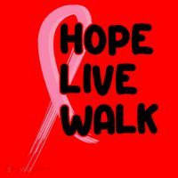 Hope Live Walk Breast Cancer Awareness Santa Hat thumb 1