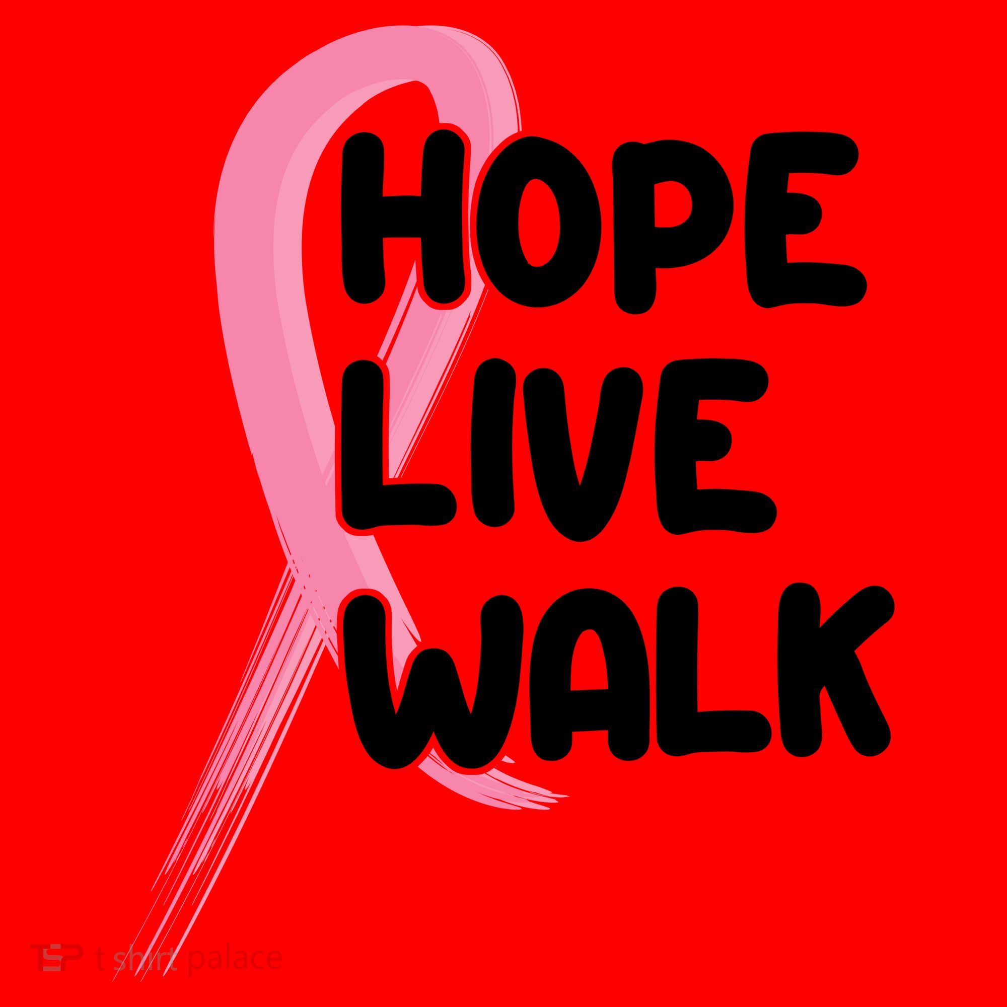 Hope Live Walk Breast Cancer Awareness Santa Hat