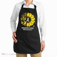 Hearing Loss Warrior Awareness Sunflower Apron thumb 2