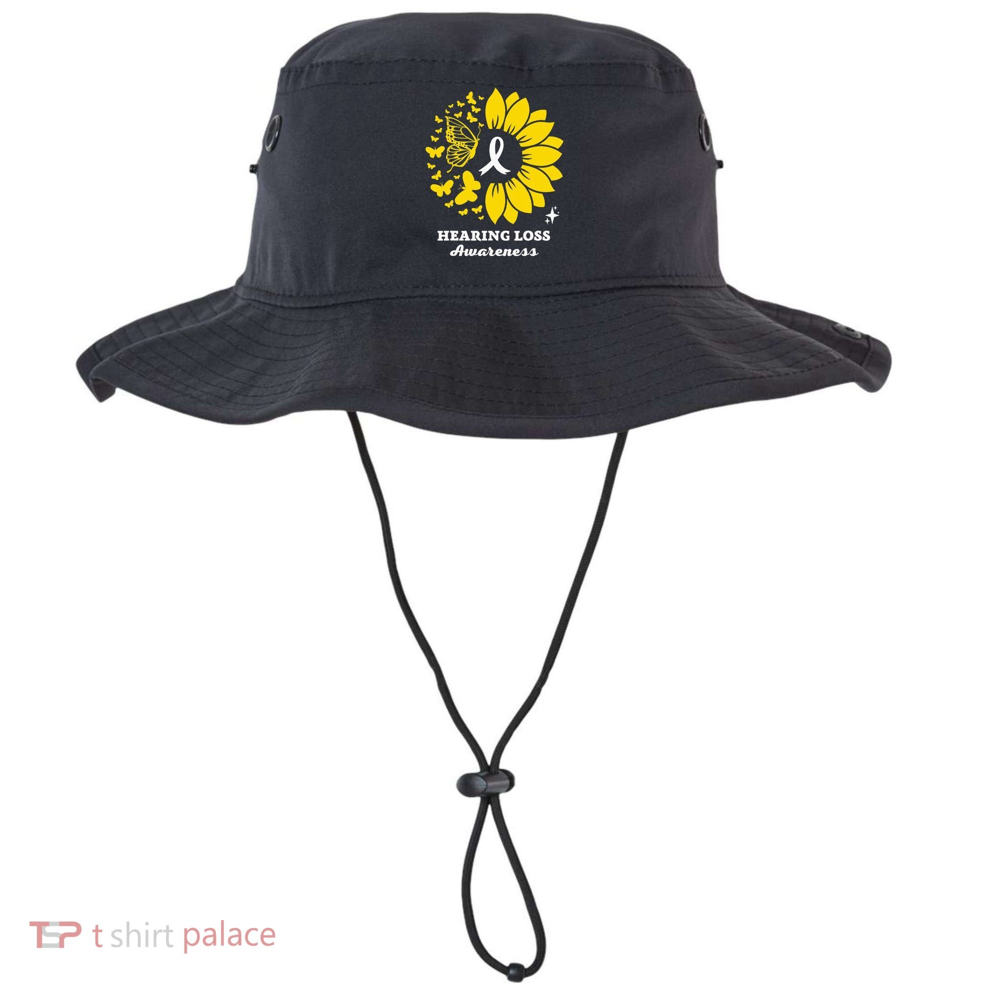 Hearing Loss Warrior Awareness Sunflower Bucket Hat