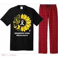 Hearing Loss Warrior Awareness Sunflower Pajama Set thumb 0