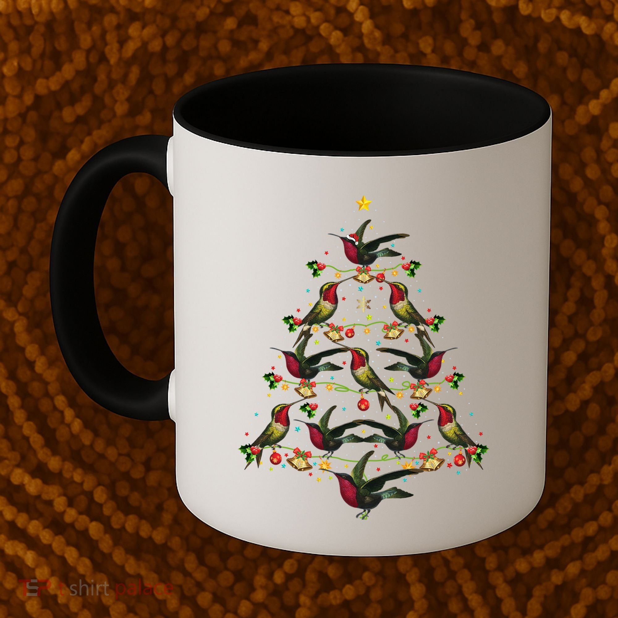 Hummingbird Lover Xmas Gift Hummingbird Christmas Tree Gift Coffee Mug