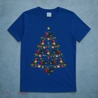 Hummingbird Lover Xmas Gift Hummingbird Christmas Tree Gift T-Shirt thumb 5