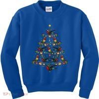 Hummingbird Lover Xmas Gift Hummingbird Christmas Tree Gift Kids Sweatshirt thumb 0