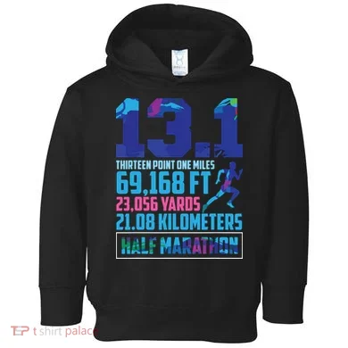 Half Marathon 131 Miles Running Runner Toddler Hoodie