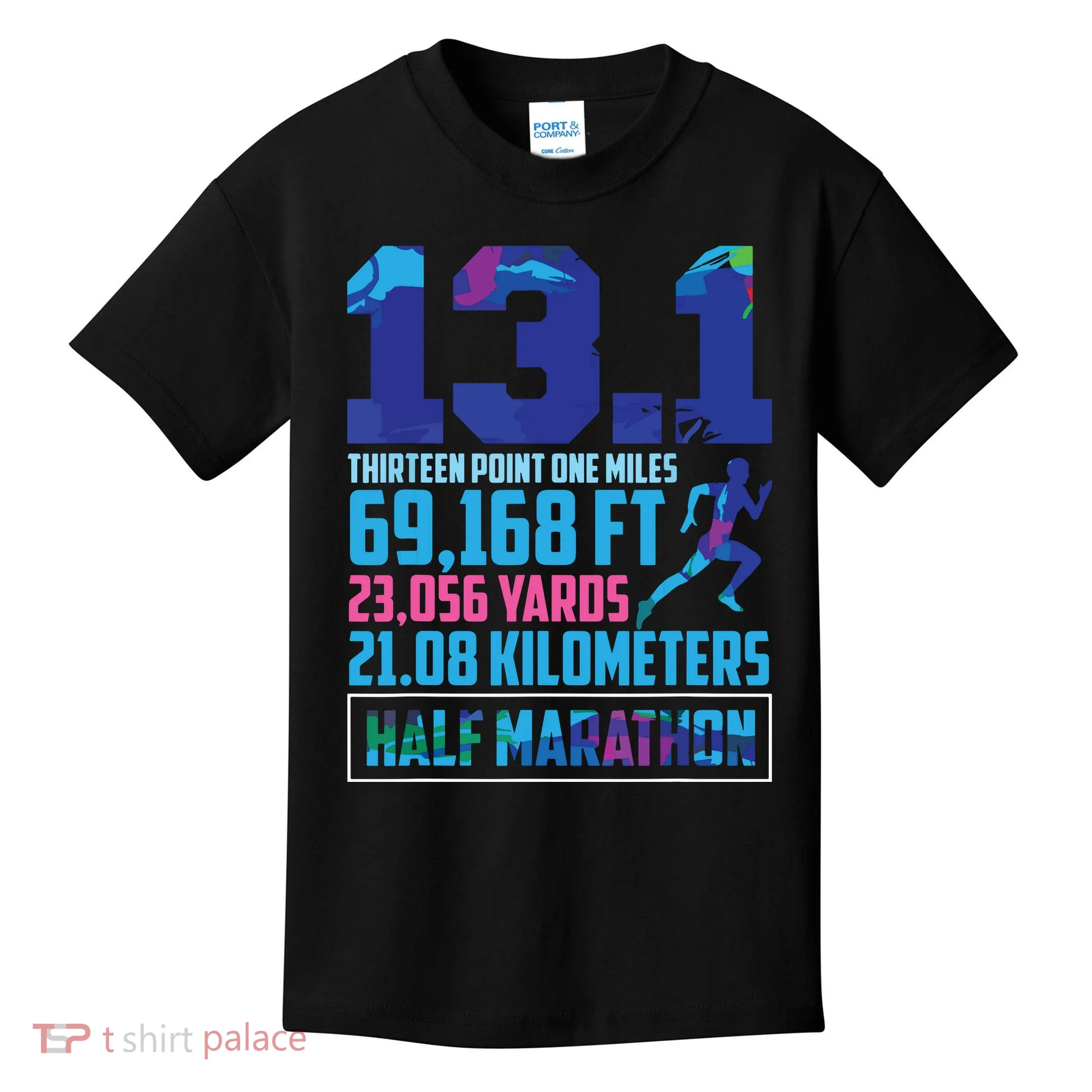 Half Marathon 131 Miles Running Runner Kids T-Shirt