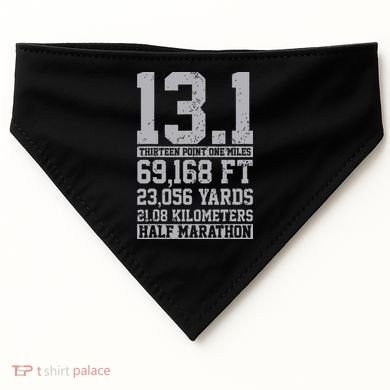 Half Marathon 131 Miles Running Runner USA-Made Doggie Bandana