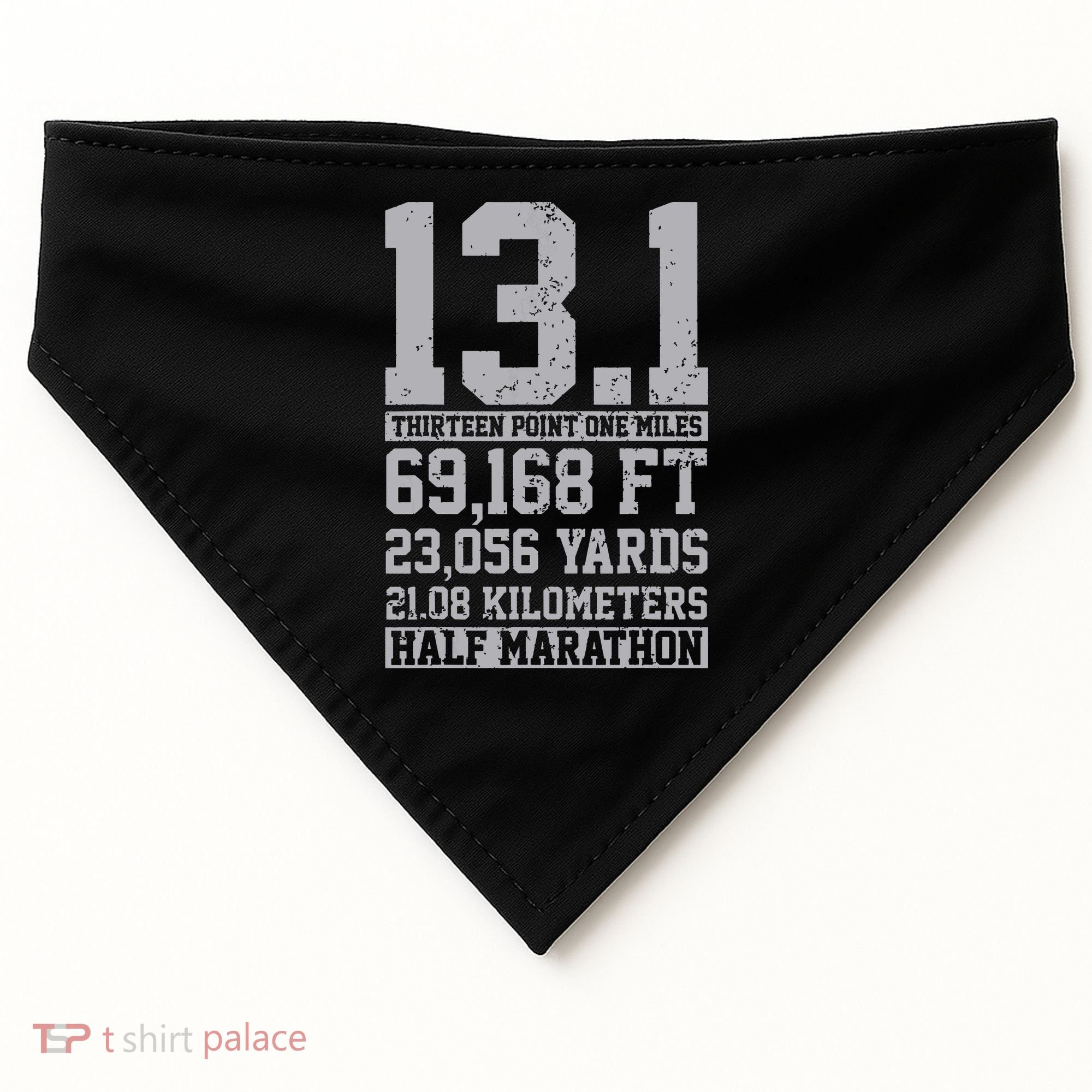 Half Marathon 131 Miles Running Runner USA-Made Doggie Bandana