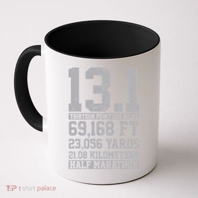 Half Marathon 131 Miles Running Runner Coffee Mug