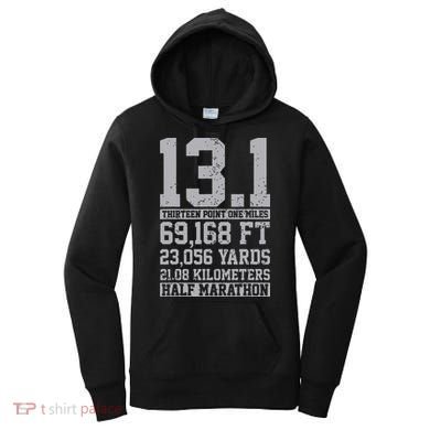 Half Marathon 131 Miles Running Runner Women's Hoodie