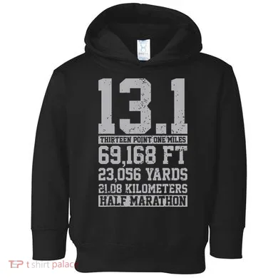 Half Marathon 131 Miles Running Runner Toddler Hoodie