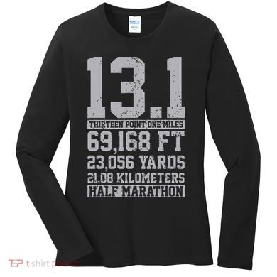 Half Marathon 131 Miles Running Runner Women's Long Sleeve Shirt
