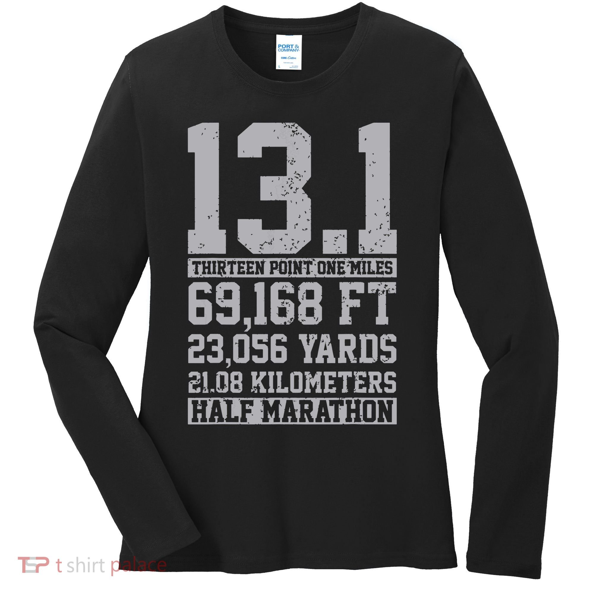 Half Marathon 131 Miles Running Runner Women's Long Sleeve Shirt