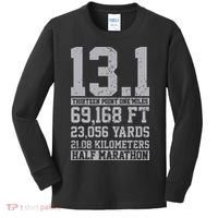 Half Marathon 131 Miles Running Runner Kids Long Sleeve Shirt thumb 0