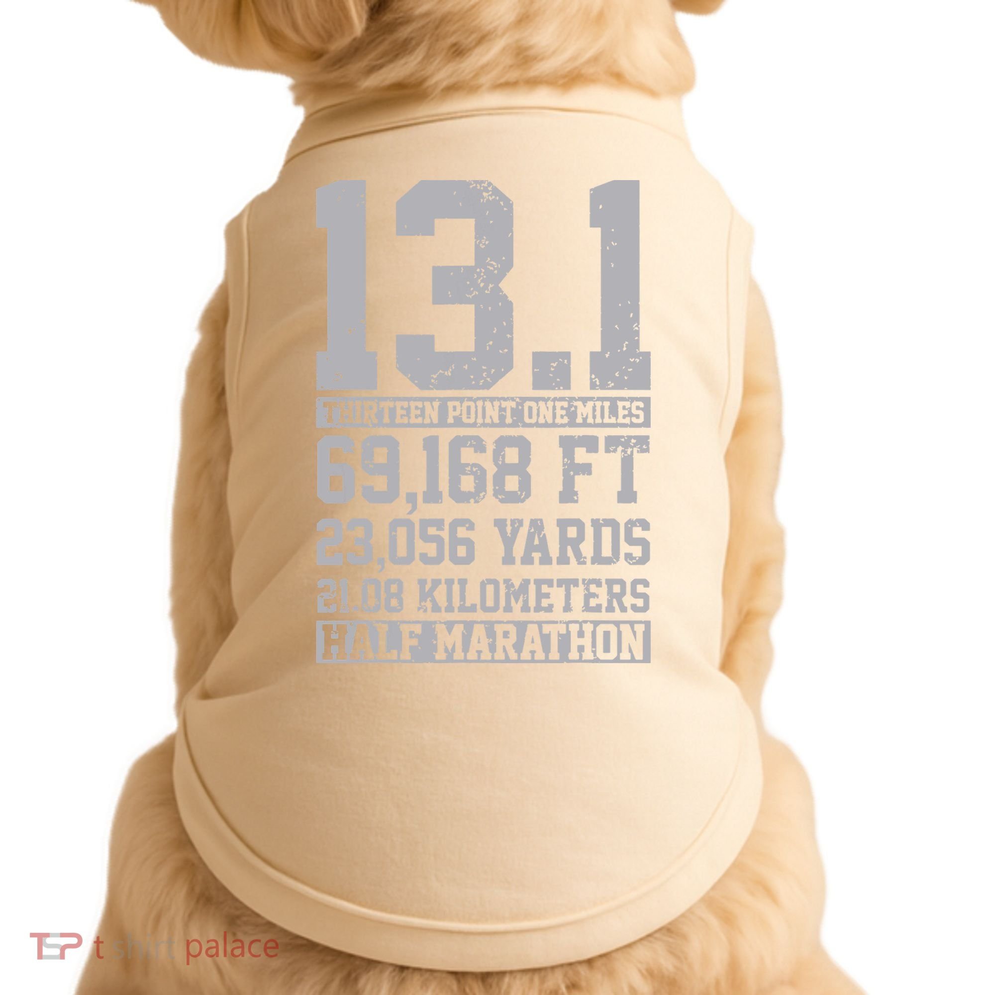 Half Marathon 131 Miles Running Runner Doggie Tank