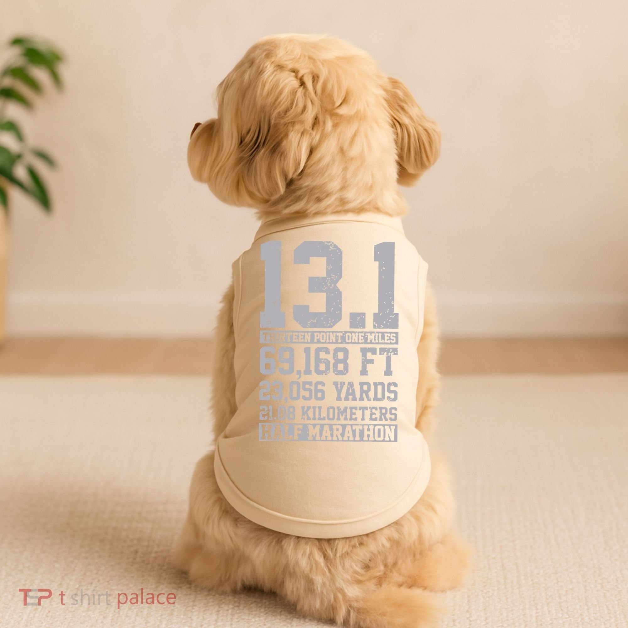 Half Marathon 131 Miles Running Runner Doggie Tank