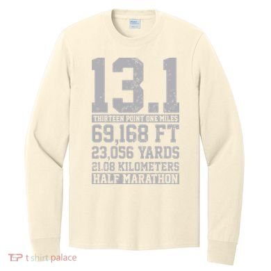 Half Marathon 131 Miles Running Runner Long Sleeve Shirt