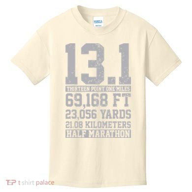 Half Marathon 131 Miles Running Runner Kids T-Shirt