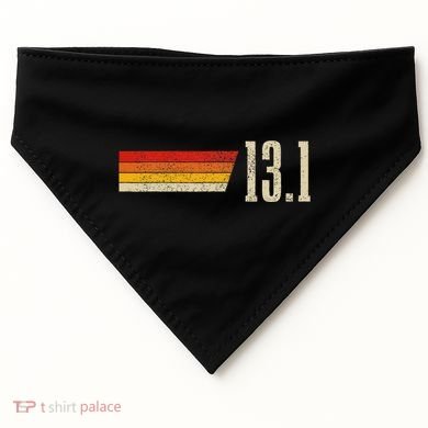 Half Marathon 13.1 Miles Vintage Running Marathon Runner USA-Made Doggie Bandana