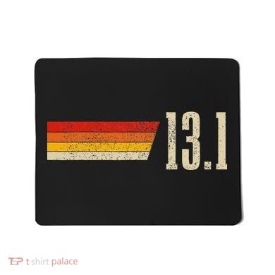 Half Marathon 13.1 Miles Vintage Running Marathon Runner Mousepad